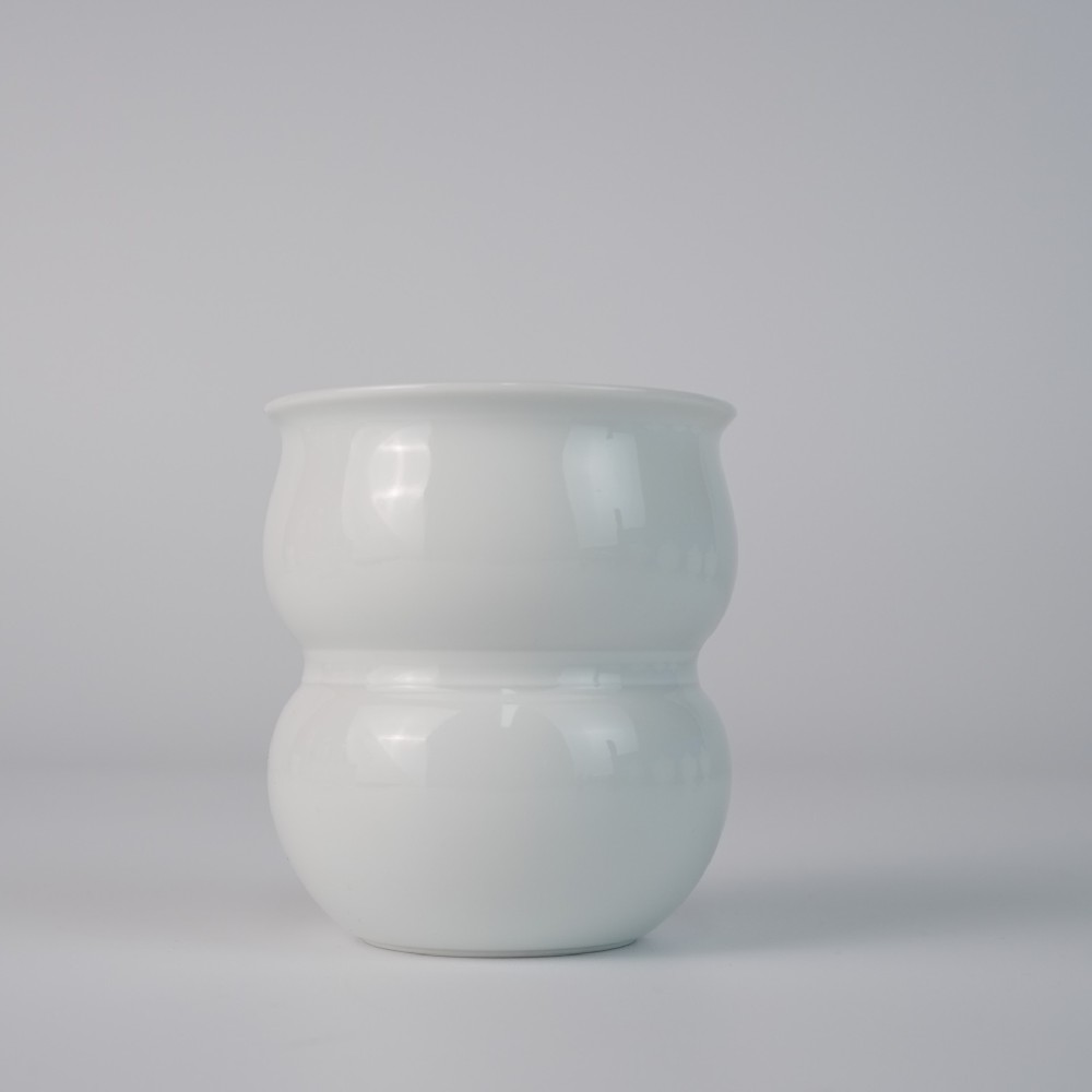 刘建锋窑白胎小葫芦杯