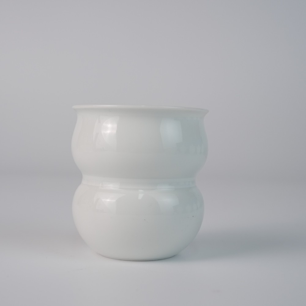 刘建锋窑白胎大葫芦杯