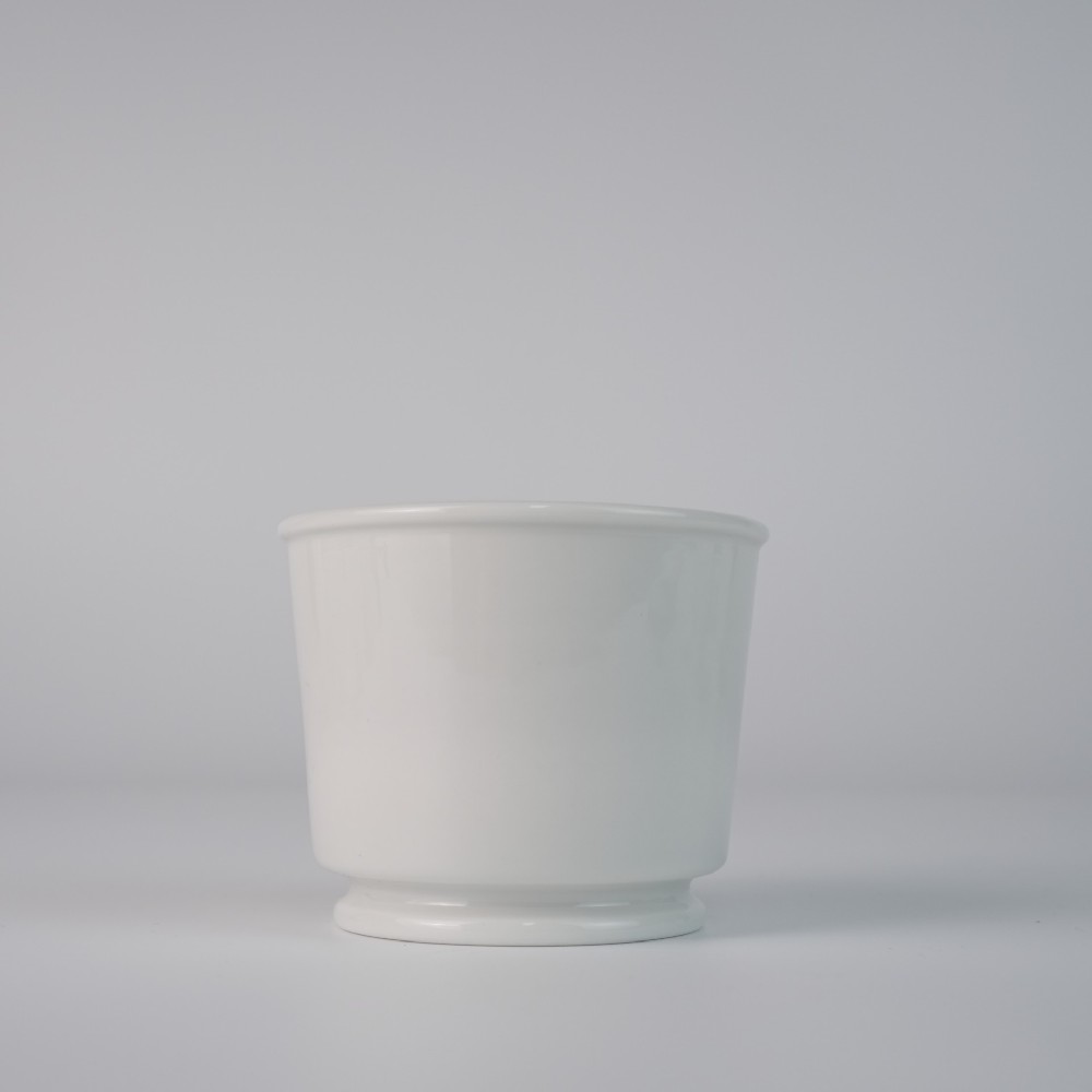 刘建锋窑白胎直口杯