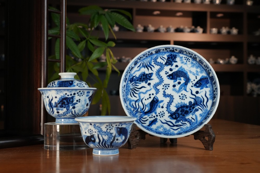 刘建锋窑仿明鱼藻系列