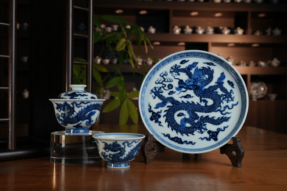 刘建锋窑仿明龙纹系列