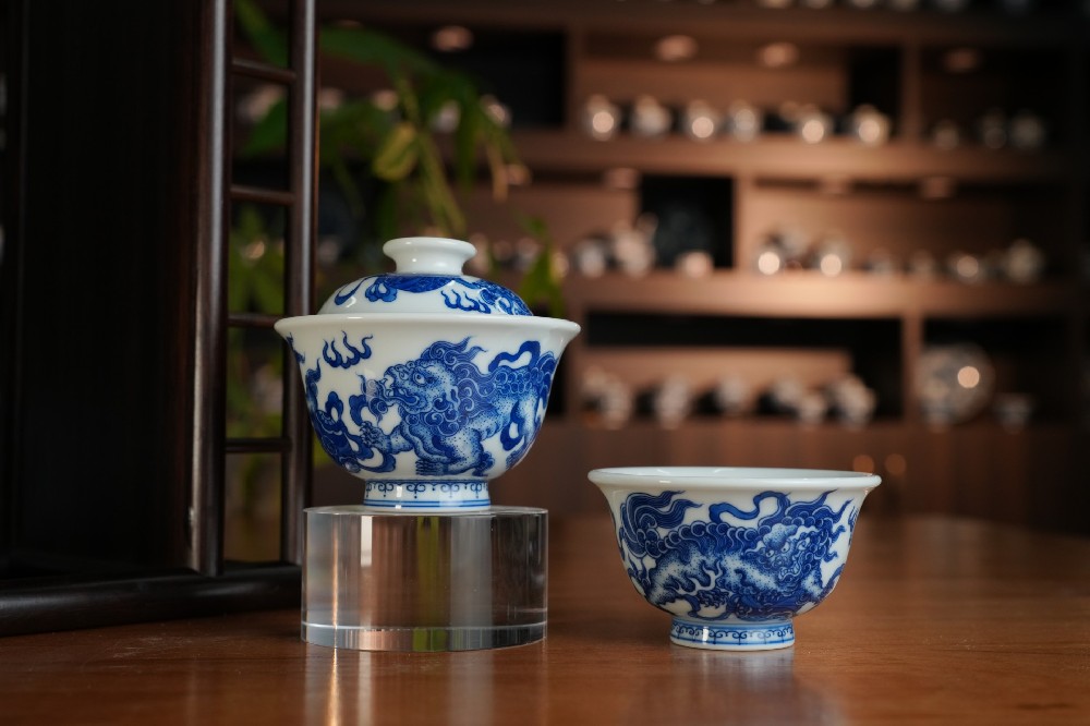 刘建锋窑仿清狮子系列