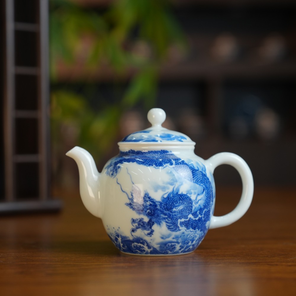 刘建锋窑龙纹茶壶
